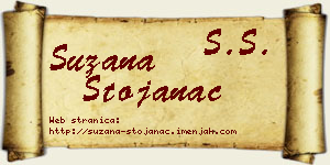 Suzana Stojanac vizit kartica